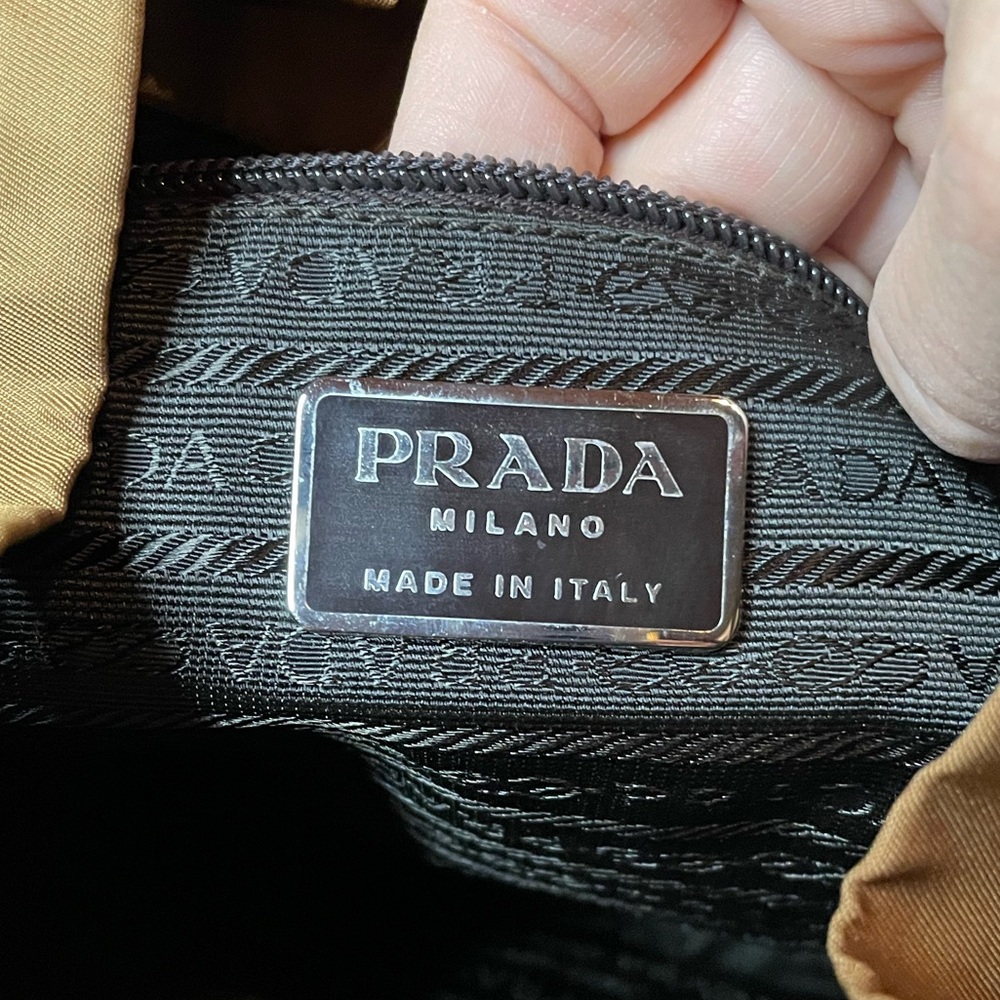 Prada Bronze Nylon Backpack With Authenticity Card - image 8